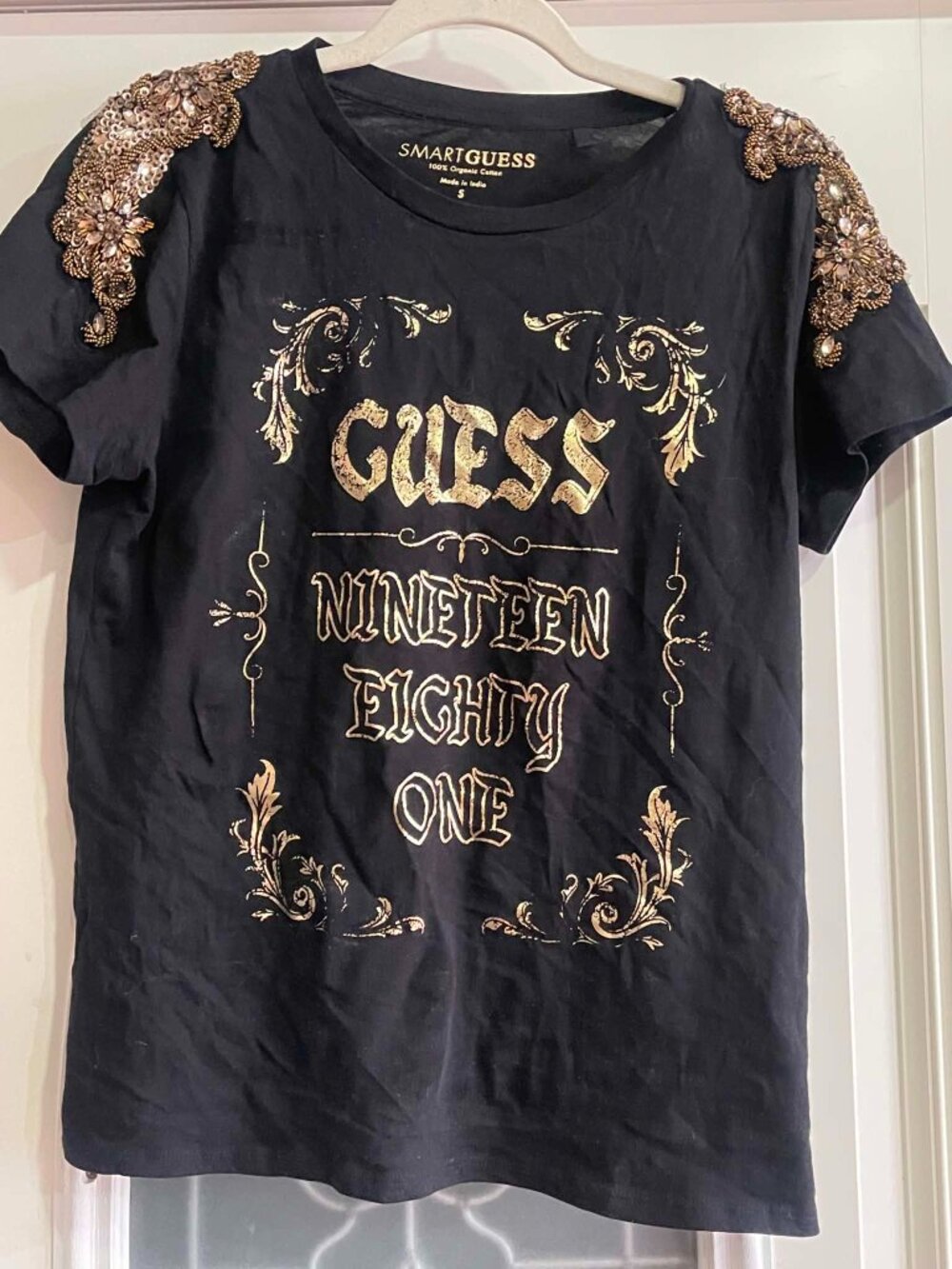 Guess  beaded t-shirt